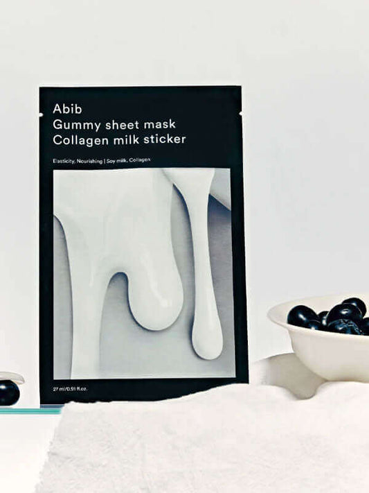 Abib Gummy Sheet Mask Milk Sticker 30ml Korean Skincare Canada