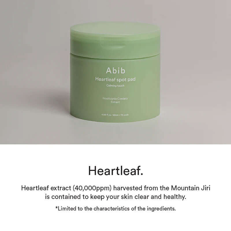 Abib Heartleaf Spot Pad Calming Touch 150ml / 80pads