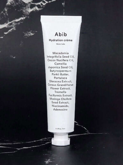 Abib Hydration Creme Water tube 75ml Korean Skincare Canada