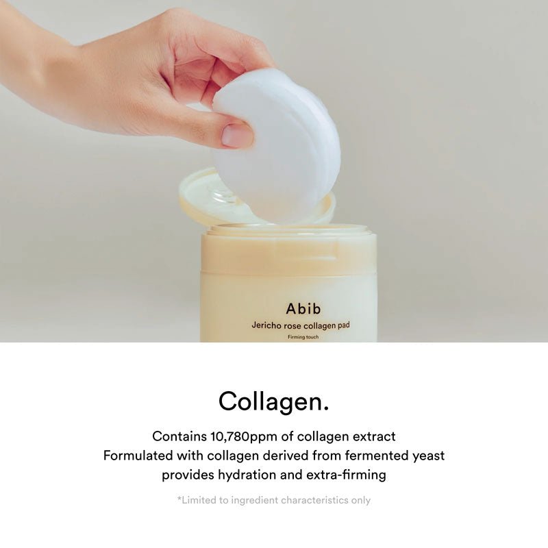 Abib Jericho Rose Collagen Pad Firming Touch 250ml / 60pads Korean Skincare