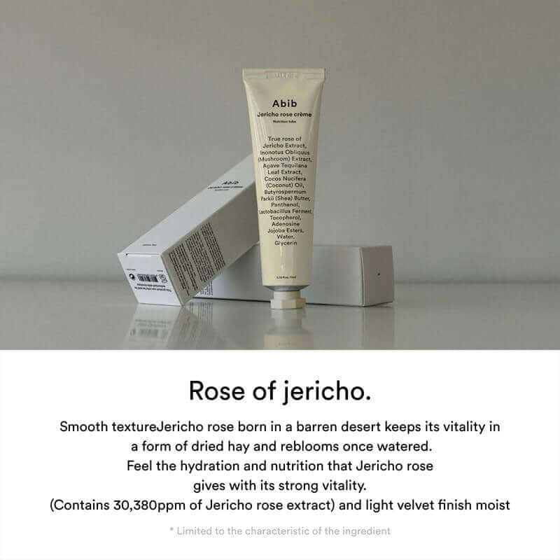 Abib Jericho Rose Creme Nutrition Tube 75ml Korean Skincare Canada