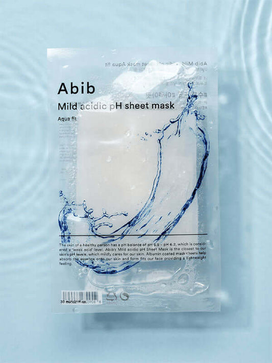 Abib Mild Acidic pH Sheet Mask Aqua Fit 30ml Korean Skincare Canada
