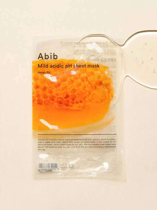 Abib Mild Acidic pH Sheet Mask Honey Fit 30ml Korean Skincare Canada