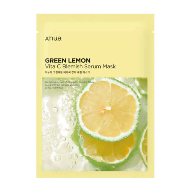 Anua Green Lemon Vita C Blemish Serum Mask 25ml - 1 PC