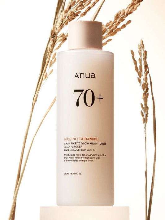 Anua Rice 70 Glow Milky Toner 250ml Korean Skincare