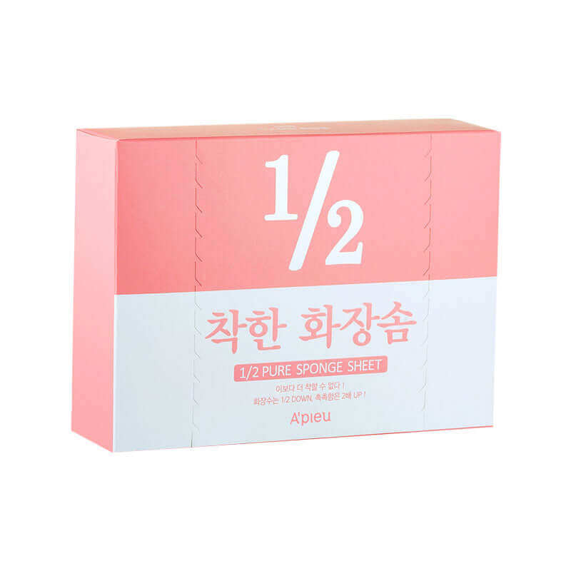 APIEU 1/2 Pure Sponge Sheet 120sheets Korean Skincare Canada