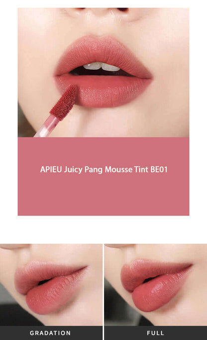 APIEU Juicy Pang Mousse Tint 5.5g Korean Skincare Canada