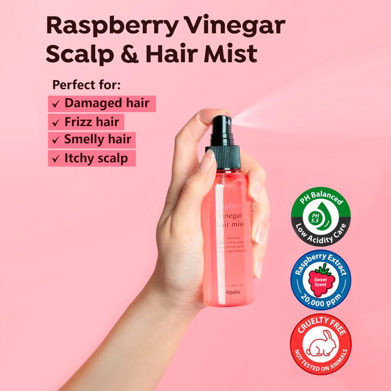 APIEU Raspberry Vinegar Hair Mist 105ml