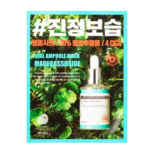 APIEU Real Ampoule Mask Madecassoside 24g Korean Skincare Canada