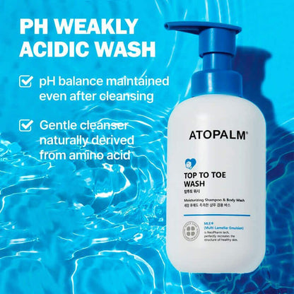 Atopalm Top to Toe Wash 300ml