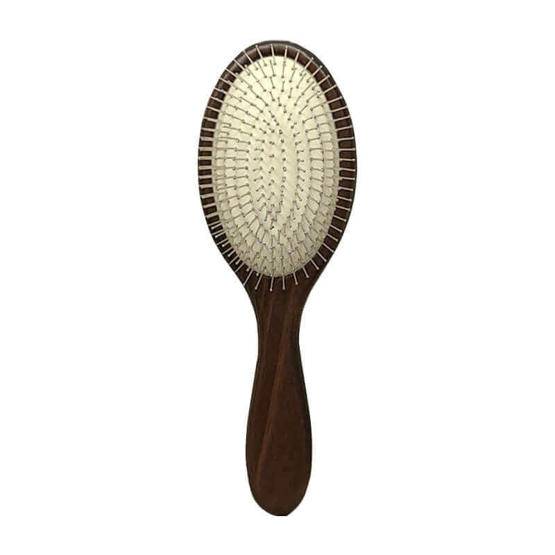 B.Adeline Steel Wooden Hair Brush