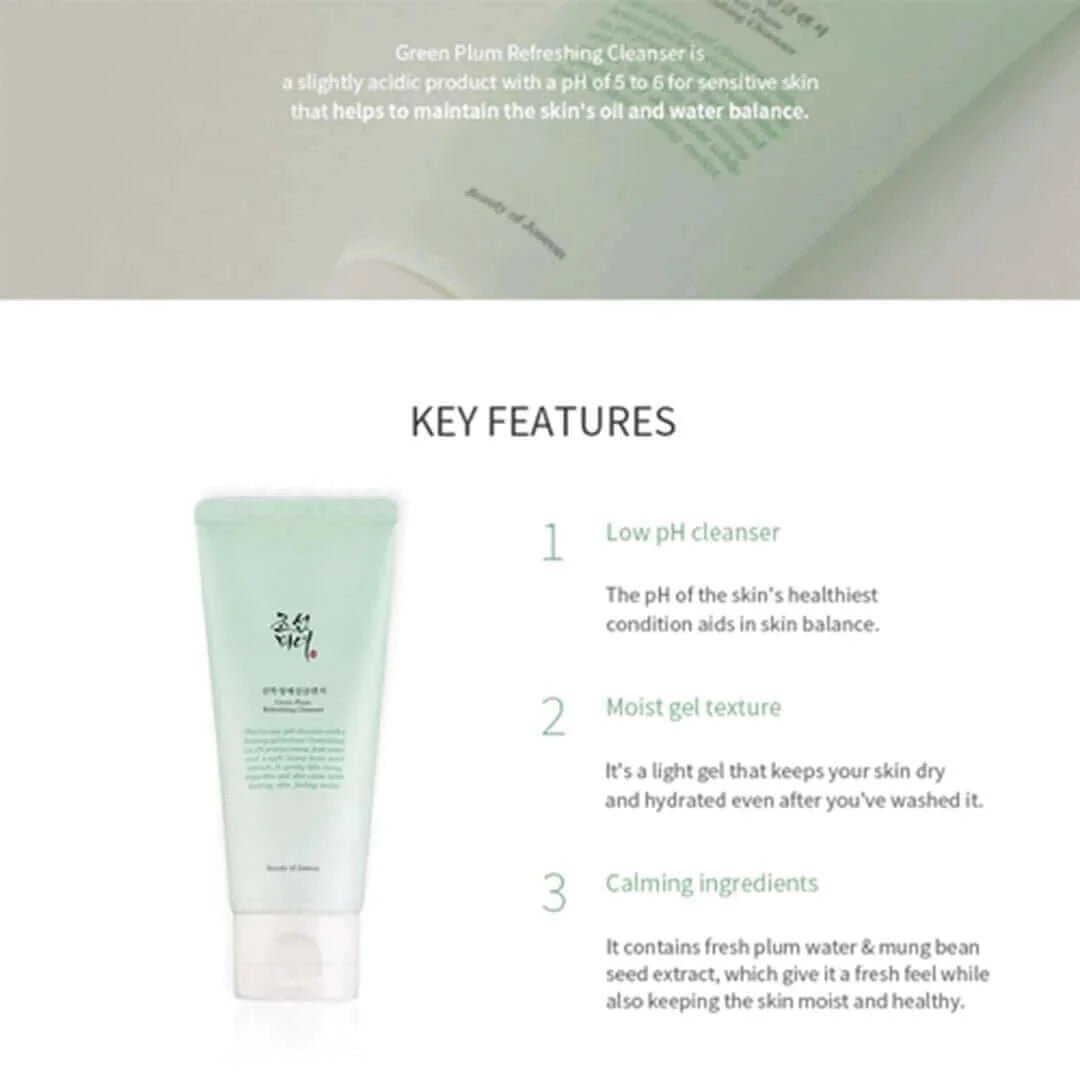 Beauty of Joseon Green Plum Refreshing Cleanser 100ml