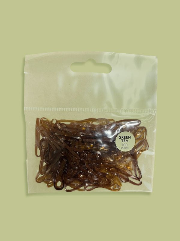 Belotty Elastic Hair Tie (Green Tea) - Brown Buy Korean Skincare in Canada