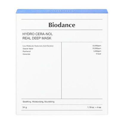 Biodance Hydro Cera - nol Real Deep Mask Korean Skincare