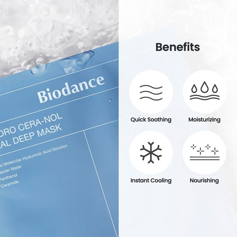 Biodance Hydro Cera - nol Real Deep Mask Korean Skincare