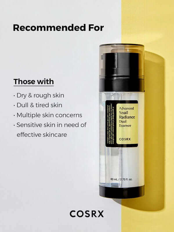 COSRX Advanced Snail Radiance Dual Essence 80ml Korean Skincare Canada