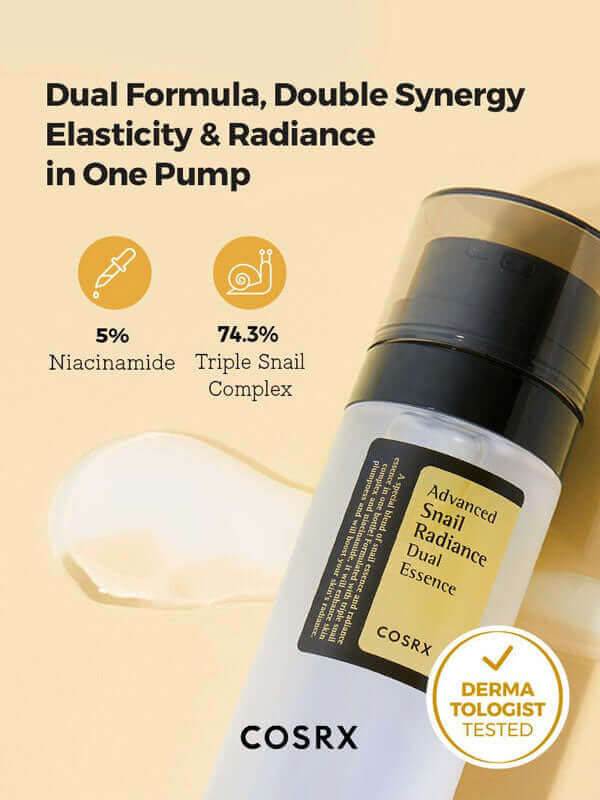 COSRX Advanced Snail Radiance Dual Essence 80ml Korean Skincare Canada