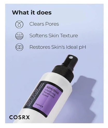 COSRX AHA/BHA Clarifying Treatment Toner 150ml Korean Skincare Canada