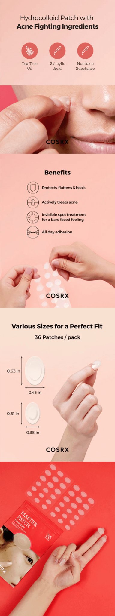COSRX Master Patch Intensive 36pcs Korean Skincare Canada