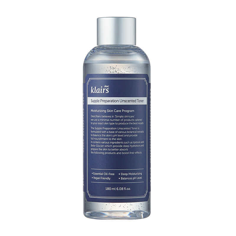 Dear, Klairs Supple Preparation Unscented Toner 180ml