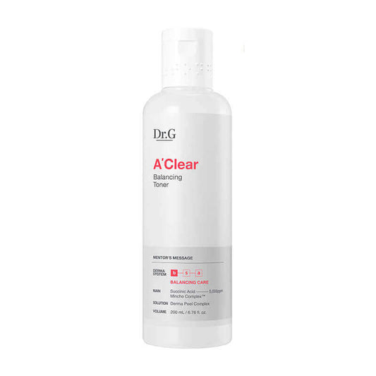 Dr.G A'Clear Balancing Toner 200ml Buy Korean Skincare in Canada