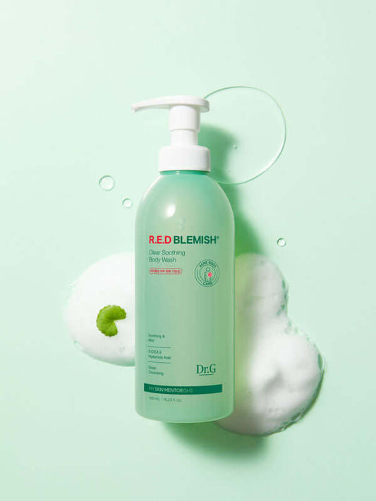 Dr.G R.E.D Blemish Clear Soothing Body Wash 480ml Korean Skincare Canada