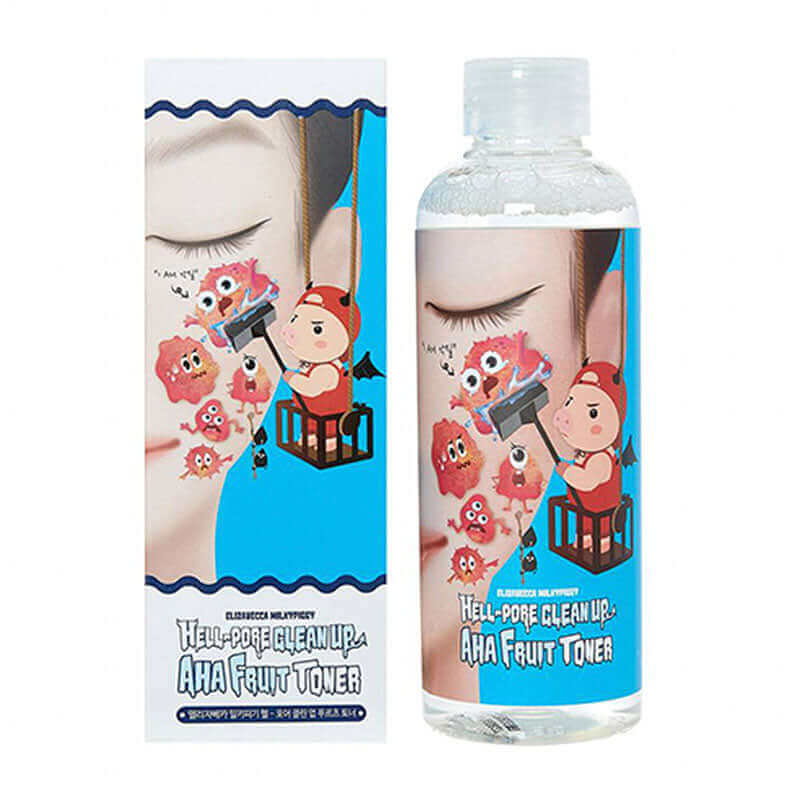 Elizavecca Hell - Pore Clean Up AHA Fruit Toner 200ml Korean Skincare Canada