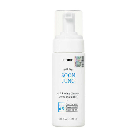 Etude House Soonjung pH 6.5 Whip Cleanser 150ml Korean Skincare Canada