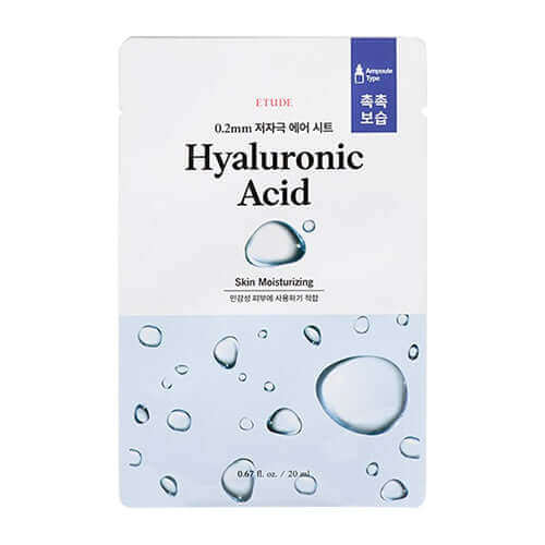 Etude House Therapy Air Mask - Hyaluronic 20ml Korean Skincare Canada