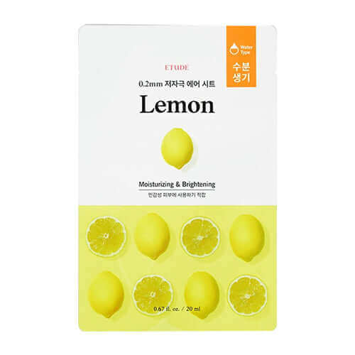 Etude House Therapy Air Mask - Lemon 20ml Korean Skincare Canada