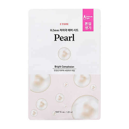 Etude House Therapy Air Mask - Pearl 20ml Korean Skincare Canada