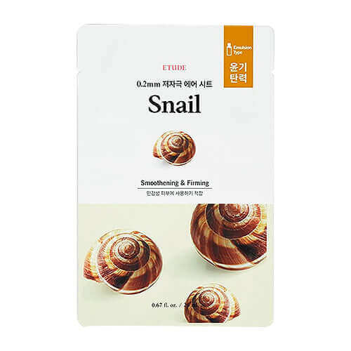 Etude House Therapy Air Mask - Snail 20ml Korean Skincare Canada