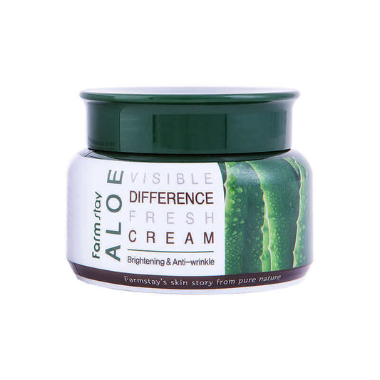 Farm stay Aloe Visible Difference Fresh Cream 100g Korean Skincare Canada