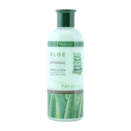 Farm stay Aloe Visible Difference Fresh Emulsion 350ml Korean Skincare Canada