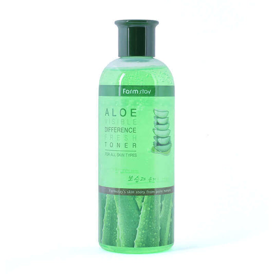Farm stay Aloe Visible Difference Fresh Toner 350ml Korean Skincare Canada