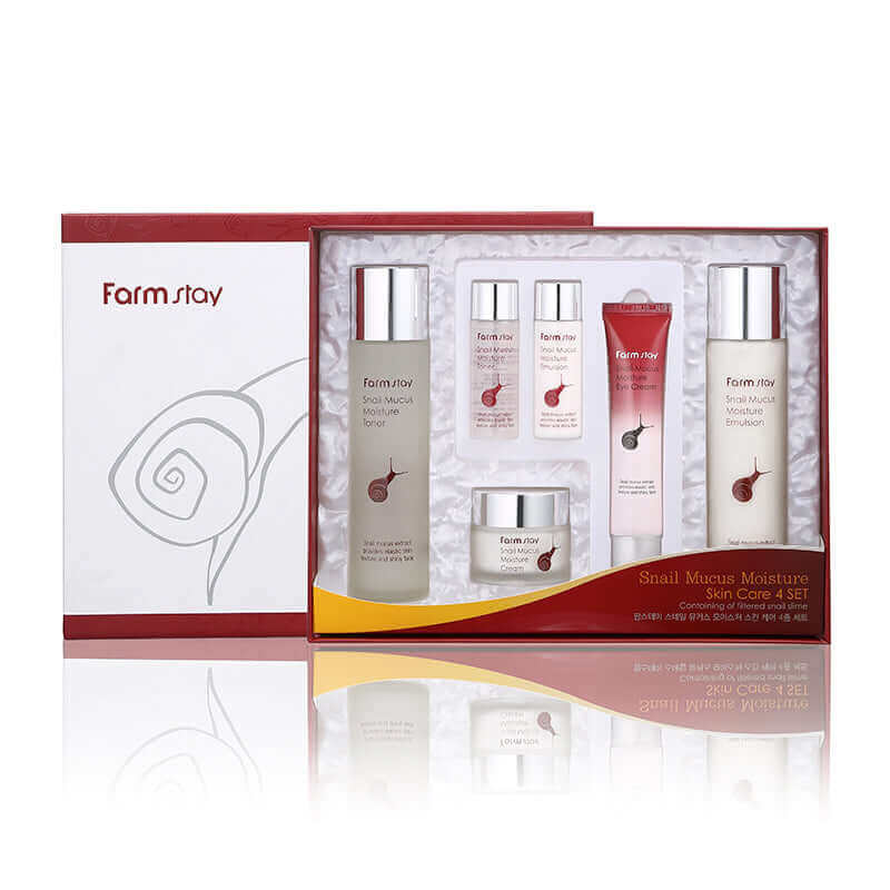 Farm Stay Snail Mucus Moisture Skin Care 4 Set