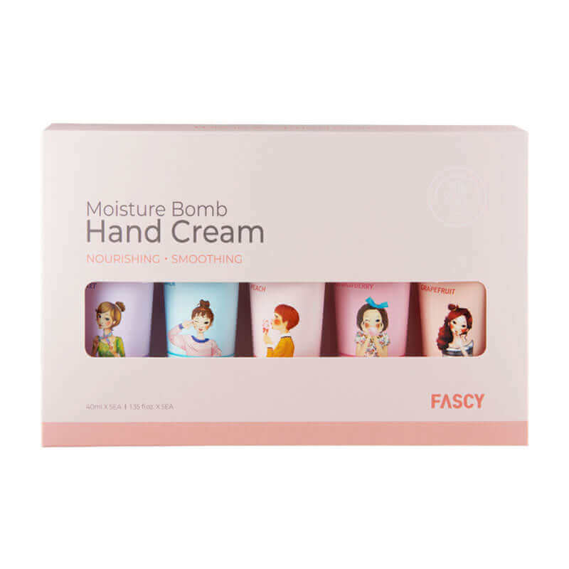 Fascy Moisture Bomb Hand Cream Set 40ml*5 Buy Korean Skincare in Canada