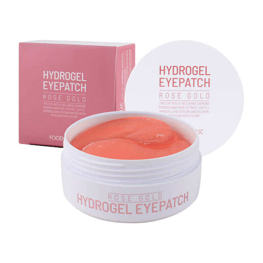 Foodaholic Hydrogel Eye Patch 60ea - Rose Gold Korean Skincare Canada