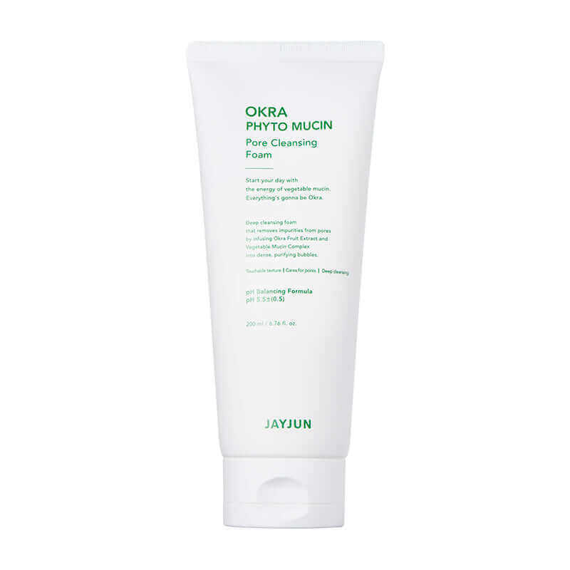 Jayjun Okra Phyto Mucin Pore Cleansing Foam 200ml