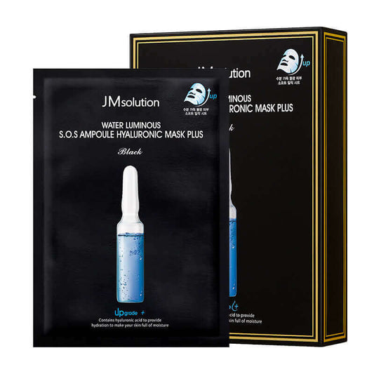 JM Solution Water Luminous S.O.S Ampoule Hyaluronic Mask Plus 30ml Korean Skincare Canada
