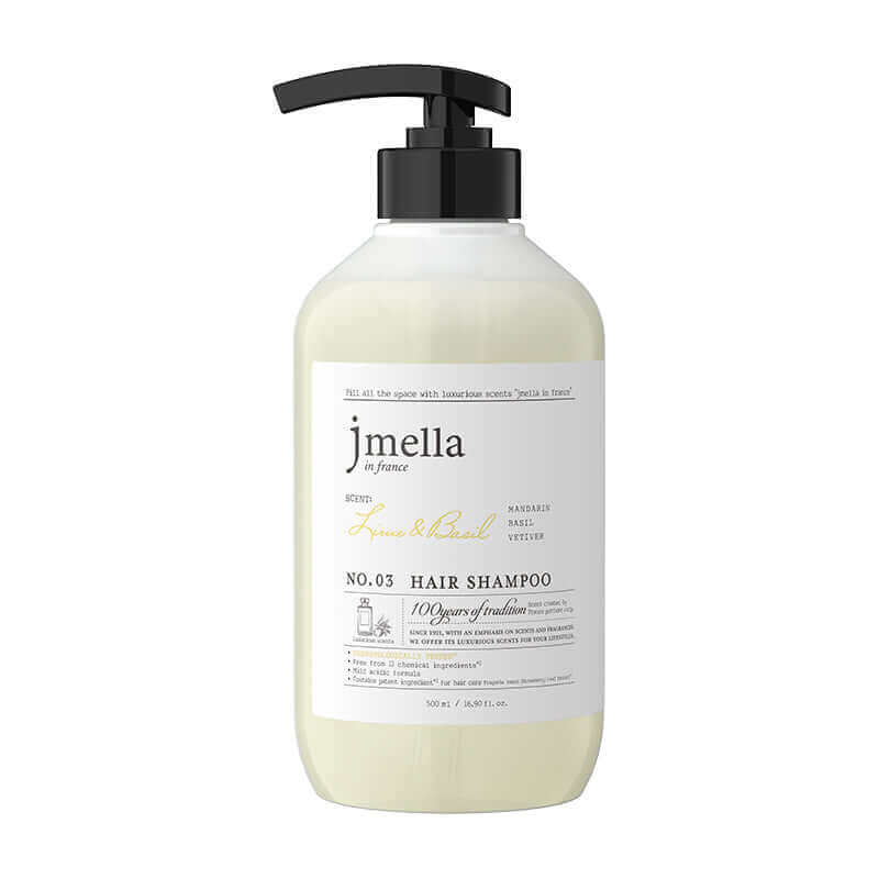 Jmella In France Lime & Basil Hair Shampoo 500ml Korean Skincare Canada