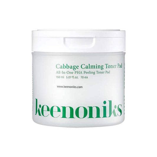 Keenoniks Cabbage Calming Toner Pad 150ml / 70pads Korean Skincare Canada