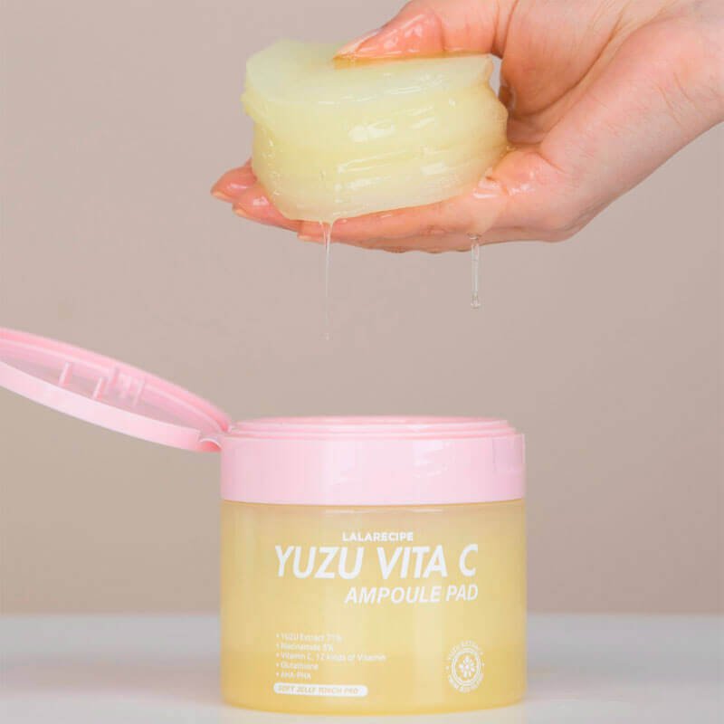 Lala Recipe Yuzu Vita C Ampoule Pad 150ml / 80pads