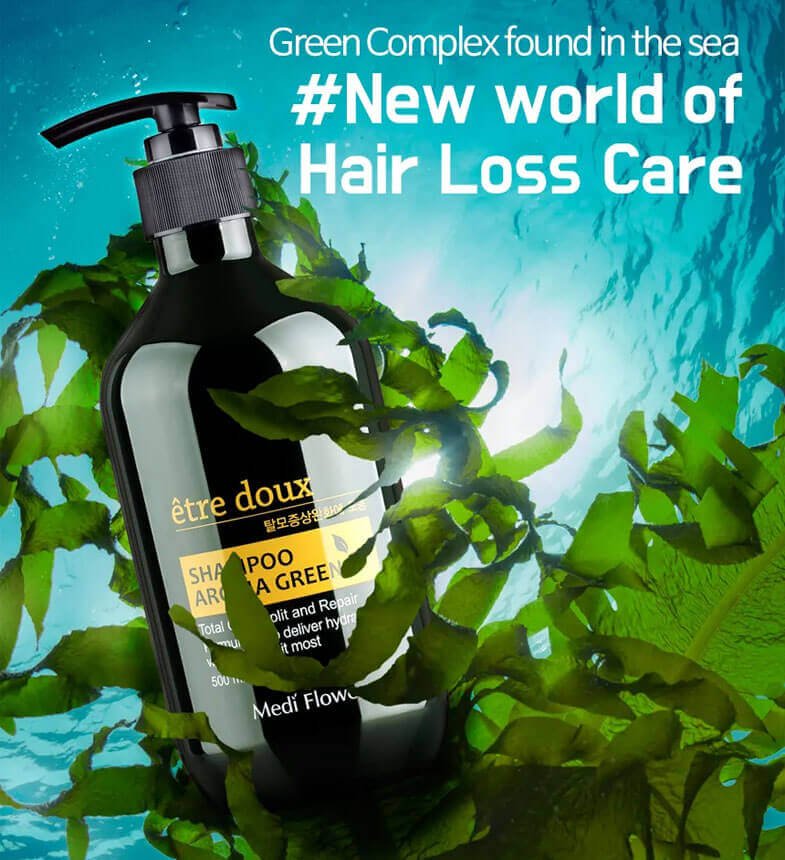 Medi Flower Etre doux Aroma Green Hair Shampoo 500ml