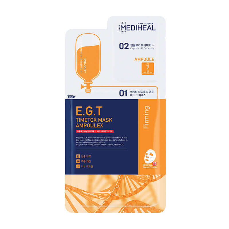 Mediheal E.G.T Timetox Mask Ampoulex 27ml/3ml Korean Skincare Canada