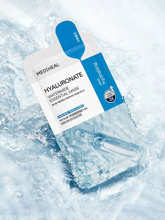 Mediheal Hyaluronate Watermide Essential Mask 24ml Korean Skincare