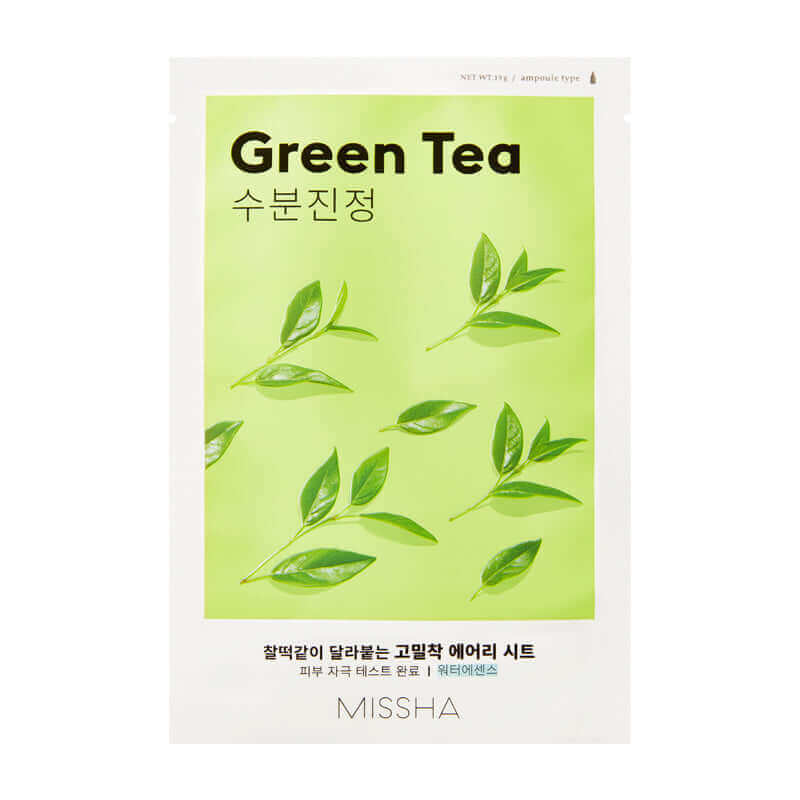 MISSHA Airy Fit Sheet Mask Green Tea Korean Skincare Canada