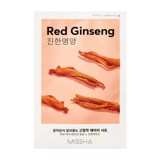 MISSHA Airy Fit Sheet Mask Red Ginseng Korean Skincare Canada