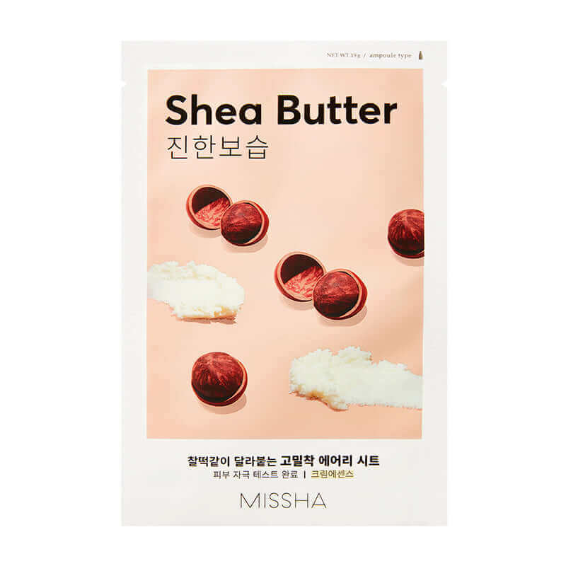 MISSHA Airy Fit Sheet Mask Shea Butter Korean Skincare Canada