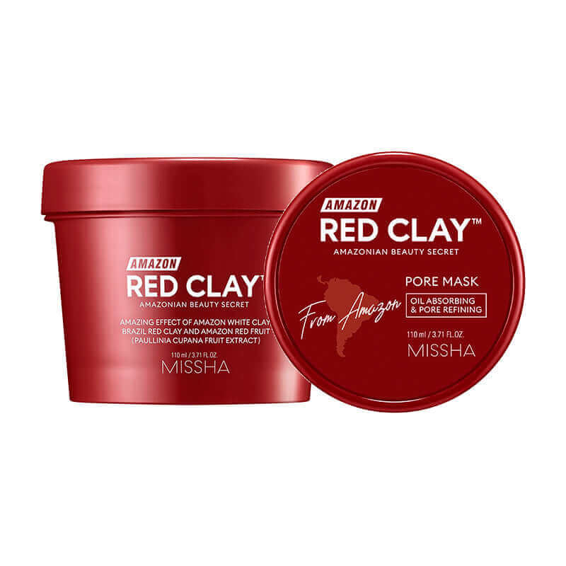 MISSHA Amazon Red Clay Pore Mask 110ml Korean Skincare Canada